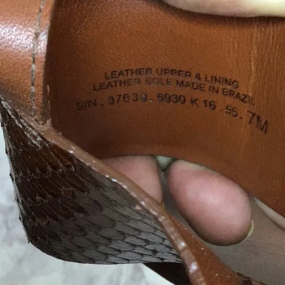 Tory Burch Tan Leather Sandals - Picture 6 of 7